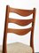 Danish Dining Chair by Arne Wahl Iversen for Glyngøre, 1970s, Set of 4 6