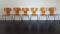 3103 Beech T Chairs by Arne Jacobsen for Fritz Hansen, 1981, Set of 6 1