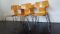 3103 Beech T Chairs by Arne Jacobsen for Fritz Hansen, 1981, Set of 6 7