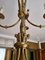 Lámpara de araña Luis XVI de 12 luces con borlas en bronce dorado, Imagen 7