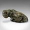 Small African Hand Carved Soapstone Hippopotamus Figure, 1900s 1