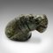 Small African Hand Carved Soapstone Hippopotamus Figure, 1900s 4