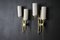 Mid-Century Modern Bronze Wall Sconces by Felix Agostini, 1990s, Set of 2 20
