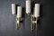 Mid-Century Modern Bronze Wall Sconces by Felix Agostini, 1990s, Set of 2 4