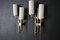 Mid-Century Modern Bronze Wall Sconces by Felix Agostini, 1990s, Set of 2, Image 4