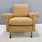Vintage Honey Yellow Fabric Armchairs, Italy, 1960s, Set of 2, Image 5