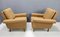 Vintage Honey Yellow Fabric Armchairs, Italy, 1960s, Set of 2, Image 4