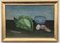 Luigi Venturi, Nature morte au navets et choux, 1958, Oil on Wood, Framed 2