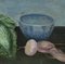 Luigi Venturi, Nature morte au navets et choux, 1958, Oil on Wood, Framed 5