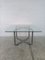 Square Chromed Steel and Glass Dining Table attributed to Gastone Rinaldi for Rima, 1960s 4