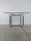 Square Chromed Steel and Glass Dining Table attributed to Gastone Rinaldi for Rima, 1960s 1