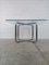 Tavolo da pranzo quadrato in acciaio cromato e vetro attribuito a Gastone Rinaldi per Rima, anni '60, Immagine 1