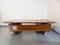 Large Vintage Scandinavian Style Executive Corner Desk in Teak, Chromed Metal, Smoked Glass and Stone from Voko, 1970s 3