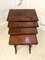 Antique Victorian Figured Mahogany Nesting Tables, 1850s, Set of 4, Image 6