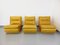 Vintage Chairs in Mustard Yellow Leather by Roche Bobois, 1970s, Set of 3 23