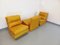 Vintage Chairs in Mustard Yellow Leather by Roche Bobois, 1970s, Set of 3 16