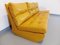 Vintage Chairs in Mustard Yellow Leather by Roche Bobois, 1970s, Set of 3, Image 14