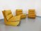 Vintage Chairs in Mustard Yellow Leather by Roche Bobois, 1970s, Set of 3 1