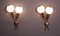 Lampade da parete in ottone di Stilnovo, 1950, set di 2, Immagine 4