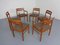 Danish Teak Dining Armchairs & Chairs by H. W. Klein for Bramin, 1960s, Set of 6 4