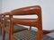 Danish Teak Dining Armchairs & Chairs by H. W. Klein for Bramin, 1960s, Set of 6 20