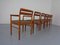Danish Teak Dining Armchairs & Chairs by H. W. Klein for Bramin, 1960s, Set of 6 9