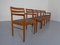 Danish Teak Dining Armchairs & Chairs by H. W. Klein for Bramin, 1960s, Set of 6 5