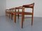 Poltrone da pranzo e sedie in teak di HW Klein per Bramin, Danimarca, anni '60, set di 6, Immagine 7
