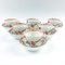 19th Century Meissen Porcelain Imari Pattern Tea Cups & Saucers, Germany, Set of 6 2