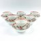 Tazze da tè e piattini Meissen in porcellana con motivo Imari, XIX secolo, Germania, set di 6, Immagine 1