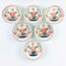 19th Century Meissen Porcelain Imari Pattern Tea Cups & Saucers, Germany, Set of 6 6