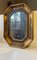 19th Century Scandinavian Octagonal Wall Mirror in Gilded Wood 2