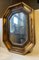 Specchio da parete ottagonale in legno dorato, Scandinavia, XIX secolo, Immagine 1