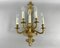 Vintage Empire Bronze Wall Lamp with Five Sconces, Image 2