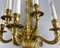 Vintage Empire Wandlampe aus Bronze mit fünf Wandlampen 5