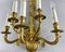Vintage Empire Bronze Wall Lamp with Five Sconces, Image 3
