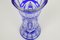 Lead Crystal in Cobalt Blue Vase by Caesar Crystal Bohemiae Co, 1980s 7