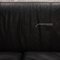 250 Leather 2-Seater Black Sofa by Rolf Benz 3