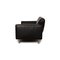 250 Leather 2-Seater Black Sofa by Rolf Benz 8