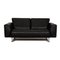 250 Leather 2-Seater Black Sofa by Rolf Benz 1