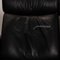 Arion Leather 4-Seater Black Sofa, Image 4