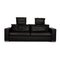 Leather 3-Seater Black Sofa from Bielefeld Workshops 3