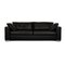 Leather 3-Seater Black Sofa from Bielefeld Workshops 1