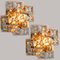Crystal Gold-Plated Wall Sconce attributed to Kinkeldey, Germany, 1970s 6