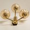 Flower Glass and Brass Wall Sconce from Hille, Germany, 1960s 14