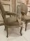 19th Century Louis XVI French Upholstered Armchairs, Set of 2 6