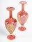 19th Century Bohemian Crystal Vases, Set of 2 5