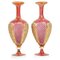 19th Century Bohemian Crystal Vases, Set of 2 1