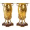 Vases en Bronze Doré attribués à Ferdinand Barbedienne, Set de 2 1
