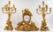 Gilt Bronze Mantel Clock and Candelabras by Henri Picard, Late 19th Century, Set of 3 13